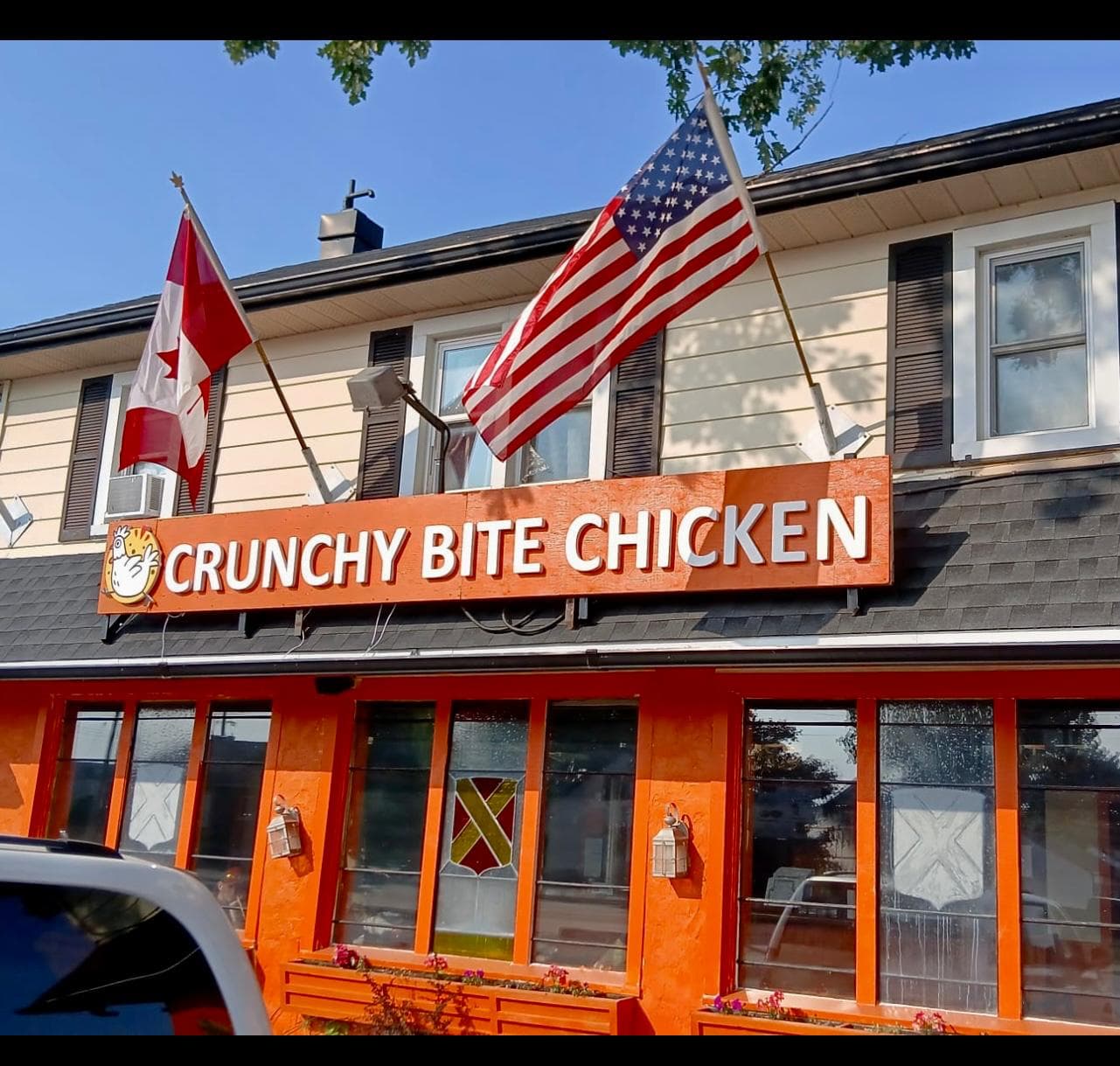 Crunchy Bite Chicken — next door, daytime